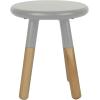 imageACEssentials Beech Wood Dipped Kids Table and Stools 189quot x 314quot x 236quot Gray 3 Piece Set