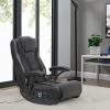 imageX Rocker Jynx Floor Gaming Chair Headrest Mounted Speakers 21 Bluetooth Audio System Wireless Recliner with Padded Armrest 5111601 3701quot x 2283quot x 3465quot Black