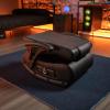 imageX Rocker Jynx Floor Gaming Chair Headrest Mounted Speakers 21 Bluetooth Audio System Wireless Recliner with Padded Armrest 5111601 3701quot x 2283quot x 3465quot Black