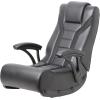 imageX Rocker Jynx Floor Gaming Chair Headrest Mounted Speakers 21 Bluetooth Audio System Wireless Recliner with Padded Armrest 5111601 3701quot x 2283quot x 3465quot Black