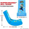 imageX Rocker Nintendo Video Gaming Chair for Kids 517 Floor Rocker Gifts for Gamers Mario Bowser Peach Luigi Yoshi Gifts for Teens Boys Girls
