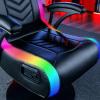 imageX Rocker PC Computer Gaming Desk Chair Builtin Audio College Dorm Essentials for Guys and Girls Gamers Bedroom Dorm Room Essentials FoldablePrism RGB LED