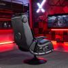 imageX Rocker PC Computer Gaming Desk Chair Builtin Audio College Dorm Essentials for Guys and Girls Gamers Bedroom Dorm Room Essentials FoldablePro