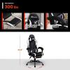 imageX Rocker PC Computer Gaming Desk Chair with Wheels College Dorm Room Essentials for Guys and Girls Adjustable Ergonomic Office Chair for GamersAchiever Black