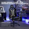 imageX Rocker PC Computer Gaming Desk Chair with Wheels College Dorm Room Essentials for Guys and Girls Adjustable Ergonomic Office Chair for GamersElite