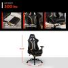 imageX Rocker PC Computer Gaming Desk Chair with Wheels College Dorm Room Essentials for Guys and Girls Adjustable Ergonomic Office Chair for GamersElite