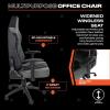 imageX Rocker Sigma PC Computer Gaming Office Desk Chair with Headrest RGB LED Lights Adjustable Seat and Armrest 0780401 2441quot x 498quot x 2087quot Black
