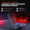 imageX Rocker Video Gaming Floor Rocker Chair Builtin Audio Back to School Foldable for Gamers Bedroom or Game Room for Boys Girls Teens 517Extreme III