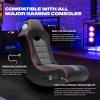 imageX Rocker Video Gaming Floor Rocker Chair Builtin Audio Back to School Foldable for Gamers Bedroom or Game Room for Boys Girls Teens 517Surge