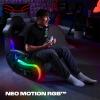 imageX Rocker Video Gaming Floor Rocker Chair Builtin Audio College Dorm Essentials for Guys and Girls Gamers Bedroom Dorm Room Essentials FoldableGForce RGB LED