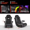 imageX Rocker Video Gaming Floor Rocker Chair Builtin Audio College Dorm Essentials for Guys and Girls Gamers Bedroom Dorm Room Essentials FoldableGForce RGB LED