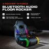 imageX Rocker Video Gaming Floor Rocker Chair Builtin Audio College Dorm Essentials for Guys and Girls Gamers Bedroom Dorm Room Essentials FoldableGForce RGB LED