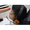 imageX Rocker Video Gaming Headset Over Ear Headphones with Microphone Stero Audio for Gamers and Streamers BlackOrangeXH2