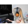 imageX Rocker Video Gaming Headset Over Ear Headphones with Microphone Stero Audio for Gamers and Streamers BlackOrangeXH2