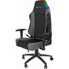 imageX Rocker Sigma PC Computer Gaming Office Desk Chair with Headrest RGB LED Lights Adjustable Seat and Armrest 0780401 2441quot x 498quot x 2087quot Black