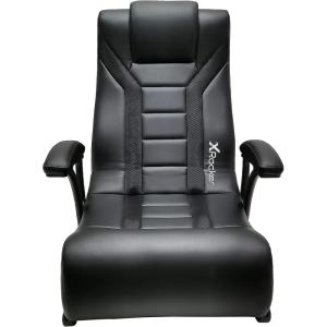imageX Rocker Jynx Floor Gaming Chair Headrest Mounted Speakers 21 Bluetooth Audio System Wireless Recliner with Padded Armrest 5111601 3701quot x 2283quot x 3465quot Black