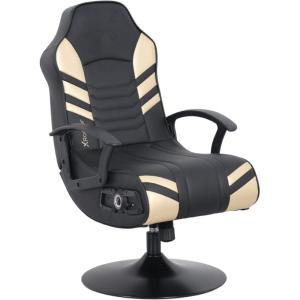 imageX Rocker PC Computer Gaming Desk Chair Builtin Audio College Dorm Essentials for Guys and Girls Gamers Bedroom Dorm Room Essentials FoldableAries Youth
