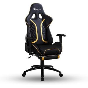 imageX Rocker PC Computer Gaming Desk Chair with Wheels College Dorm Room Essentials for Guys and Girls Adjustable Ergonomic Office Chair for GamersElite