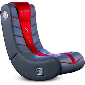 imageX Rocker Video Gaming Floor Rocker Chair Builtin Audio Back to School Foldable for Gamers Bedroom or Game Room for Boys Girls Teens 517Extreme III