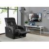 imageX Rocker Gamma Recliner Gaming Chair 21 Bluetooth Audio System Headrest Mounted Speakers Builtin Footrest and Cupholder 718001 3484quot x 3937quot x 3031quot BlackGamma