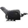 imageX Rocker Gamma Recliner Gaming Chair 21 Bluetooth Audio System Headrest Mounted Speakers Builtin Footrest and Cupholder 718001 3484quot x 3937quot x 3031quot BlackGamma