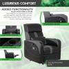 imageX Rocker Gamma Recliner Gaming Chair 21 Bluetooth Audio System Headrest Mounted Speakers Builtin Footrest and Cupholder 718001 3484quot x 3937quot x 3031quot BlackGamma