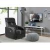 imageX Rocker Gamma Recliner Gaming Chair 21 Bluetooth Audio System Headrest Mounted Speakers Builtin Footrest and Cupholder 718001 3484quot x 3937quot x 3031quot BlackGamma