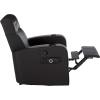 imageX Rocker Gamma Recliner Gaming Chair 21 Bluetooth Audio System Headrest Mounted Speakers Builtin Footrest and Cupholder 718001 3484quot x 3937quot x 3031quot BlackPremier