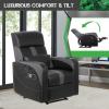 imageX Rocker Gamma Recliner Gaming Chair 21 Bluetooth Audio System Headrest Mounted Speakers Builtin Footrest and Cupholder 718001 3484quot x 3937quot x 3031quot BlackGamma