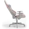 imageX Rocker Mysa PC Video Gaming Desk Chair with Wheels College Dorm Room Essentials for Guys and Girls Ergonomic Office ChairGrayPink  Gray Base