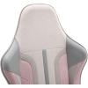 imageX Rocker Mysa PC Video Gaming Desk Chair with Wheels College Dorm Room Essentials for Guys and Girls Ergonomic Office ChairGrayPink  Gray Base