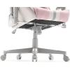 imageX Rocker Mysa PC Video Gaming Desk Chair with Wheels College Dorm Room Essentials for Guys and Girls Ergonomic Office ChairGrayPink  Gray Base