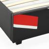 imageX Rocker Orion Esports Twin Gaming Bed Black Faux Leather Durable Frame and Padded HeadboardFull