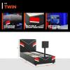 imageX Rocker Orion Esports Twin Gaming Bed Black Faux Leather Durable Frame and Padded HeadboardTwin