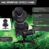 imagequotX Rocker Zeta PC Chair 20 BT 252quotquot x 2756quotquot x 4843quotquot BlackGrayquot 0780201