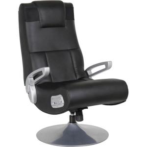 imageX Rocker SE Pro Video Gaming Lounging Pedestal Chair Wireless Audio 2 Speakers Subwoofer Foldable Padded Armrest 5127401 307quot x 307quot x 3976quot Amazon Exclusive Black