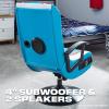 imageX Rocker Nintendo Video Gaming Chair for Kids 517 Floor Rocker Gifts for Gamers Mario Bowser Peach Luigi Yoshi Gifts for Teens Boys GirlsMario Pedestal