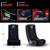 imageX Rocker V Rocker SE Black Foam Floor Video Gaming Chair for Adult Teen and Kid Gamers 21 High Tech Audio and Wireless Capacity  Foldable and Ergonomic Back Support 5130301